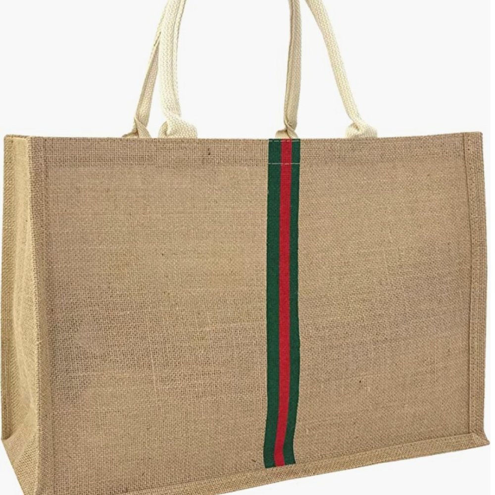 5✨New Euro Style Oversized Stripe Tote Bag Luxury - Picture 8 of 9